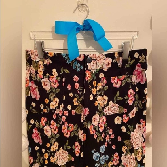 Anthrolopogie Maeve The Colette Wide Leg Cropped Pants - Picture 2 of 13